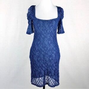 ⚫️ FREE PEOPLE criss cross back bodycon dress L​​​​​